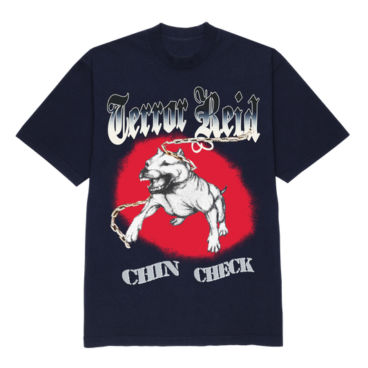 Chin Check Tee (Navy)