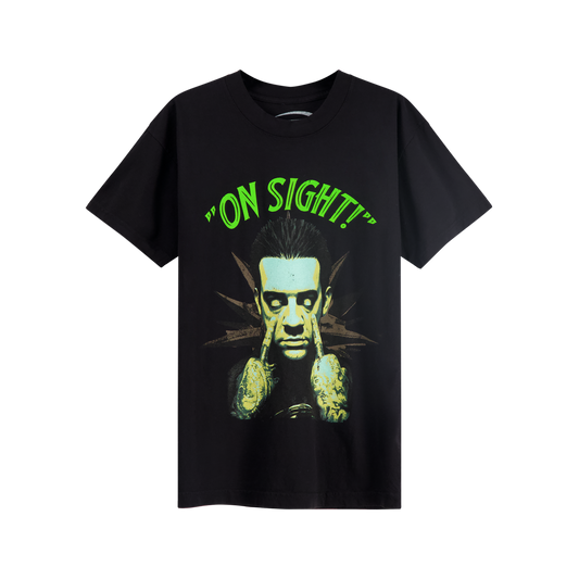 On Sight Black Tee
