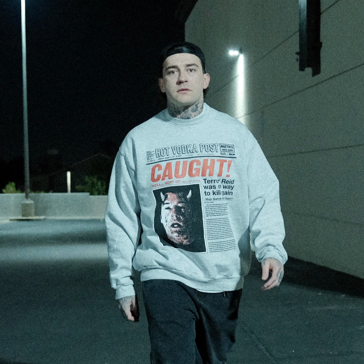 Son of Sam Grey Crewneck