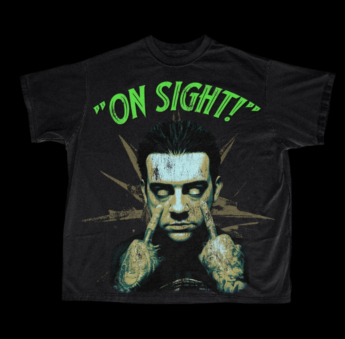 On Sight Black Tee